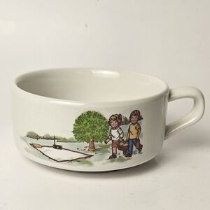 Vintage Campbell's Soup Bowl with Handle